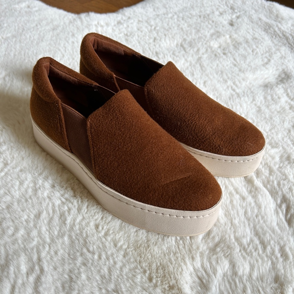 Brown Slip-On Vince Women's Shoes